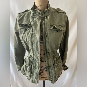 Lucky Brand Utility Jacket XS Green.